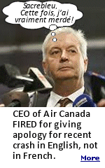 Canada is an officially bilingual nation, and Prime Minister Mark Carney had said the English-only message they say showed a lack of compassion and judgment. Quebec's premier and others called on the airline executive to resign, while the Office of the Commissioner of Official Languages has received hundreds of complaints. When someone is fired for such a trivial matter it is usually a sign they were just waiting for an opportunity to do it. 